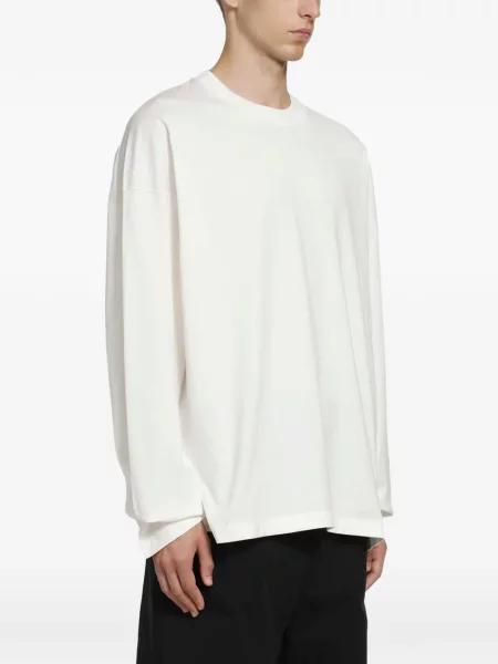 Lung tricou Jil Sander alb