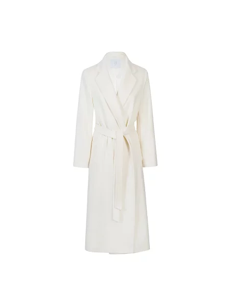 Długi płaszcz Eleventy biały
