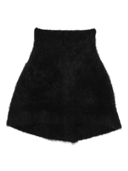 Fular Toteme din lână alpaca negru