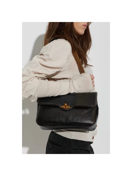 Torebka Vivienne Westwood skórzana czarna