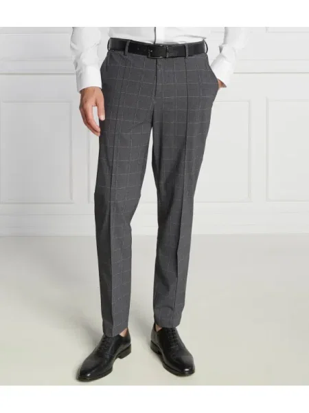 BOSS BLACK Pantaloni Perin negru