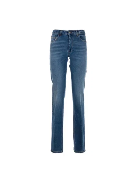 Skinny jeansy skinny Fay niebieskie