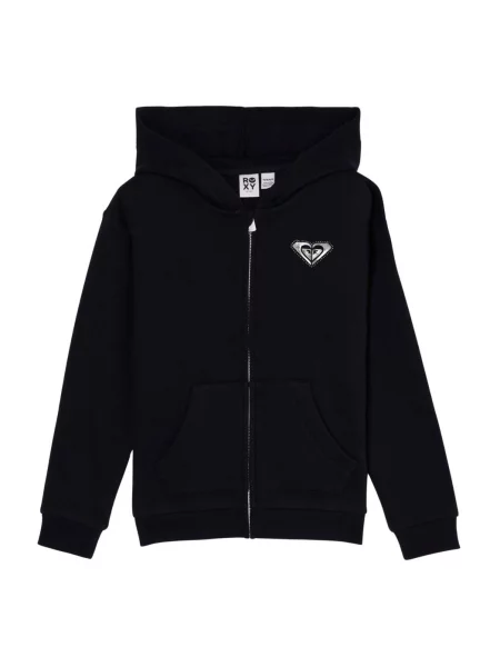 Bluza z kapturem Roxy z zamkiem dla dziewczynek szara