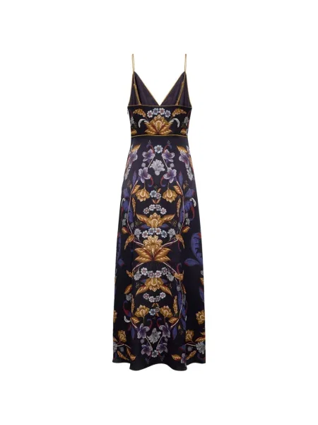 Rochie maxi Farm Rio cu bretele negru