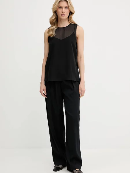 Bluzka Calvin Klein czarna