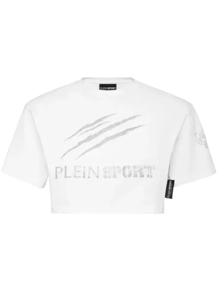 Tricou Plein Sport cu imagine alb