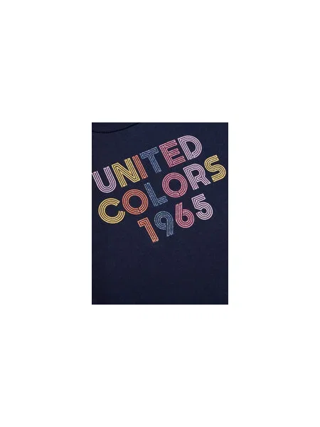 United Colors Of Benetton Póló Sötétkék Regular Fit