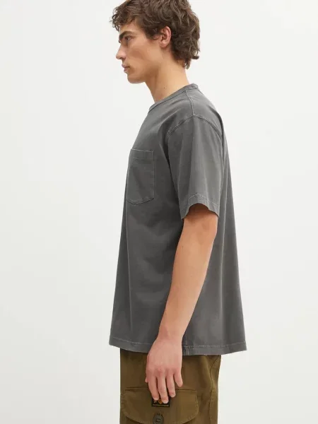 Μπλουζάκι Carhartt WIP SS Torion Pocket T-Shirt ανδρικό γκρι
