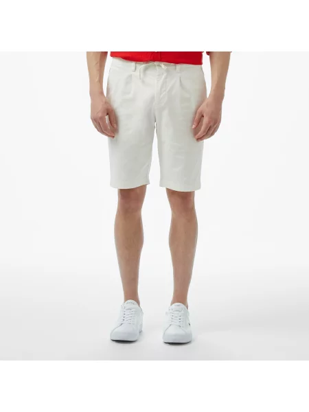 Зауженные шорты Lacoste белые