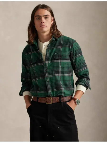 POLO RALPH LAUREN Cămașă verde