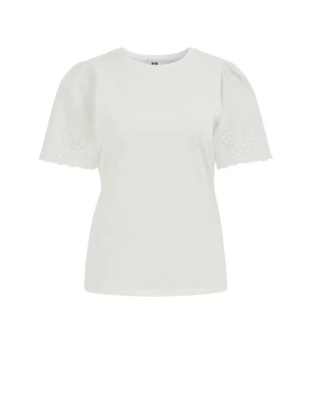 WE Fashion Bluză murdar alb