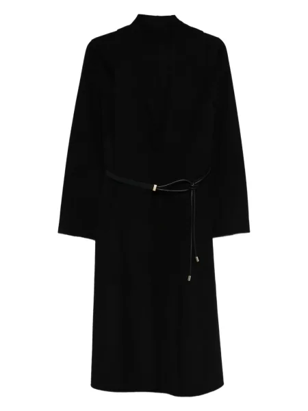 Dlouhý kabát Liska černý