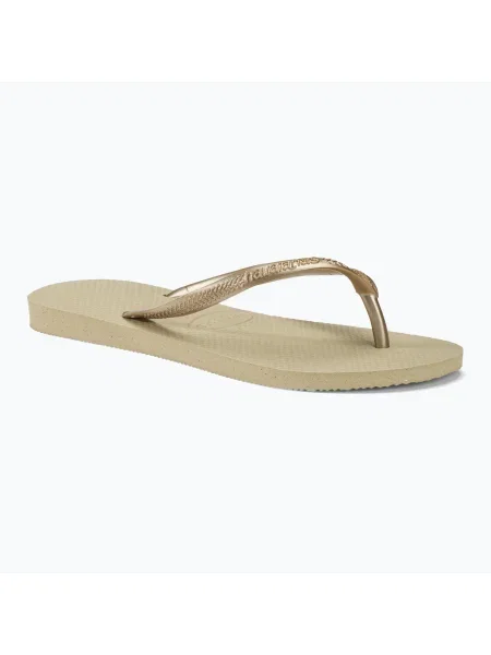 Șlapi pentru femei Havaianas Slim sand grey / light golden gri