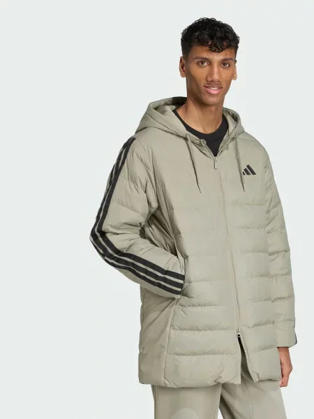 Пуховик adidas зелений