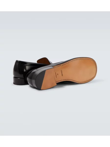 Pantofi loafer Lemaire din piele negru