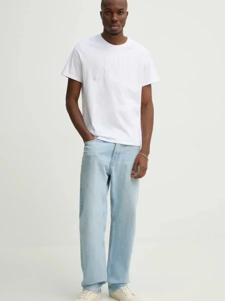 Levi's kratka majica GRAPHIC CREWNECK bela