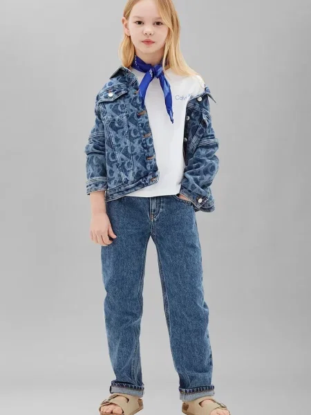 Calvin Klein Jeans тениска за деца от бяло
