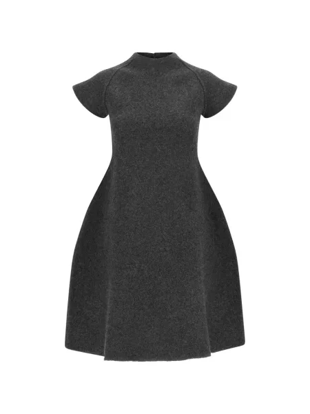 Rochie mini Jil Sander în linie A gri