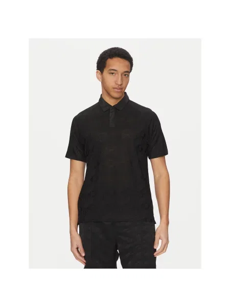HUGO Polo majica Dompoli Relaxed Fit črna