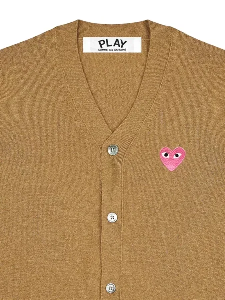 Kardigan dziecięcy Comme Des Garcons Play brązowy