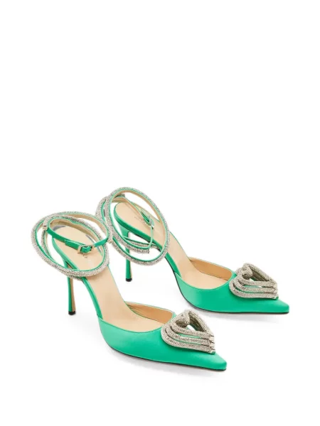 Pantofi cu toc Mach & Mach verde