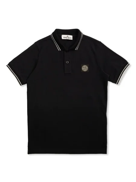 Koszulka polo dziecięca Stone Island niebieska