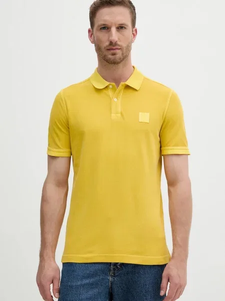 Polo tričko United Colors of Benetton žlutá