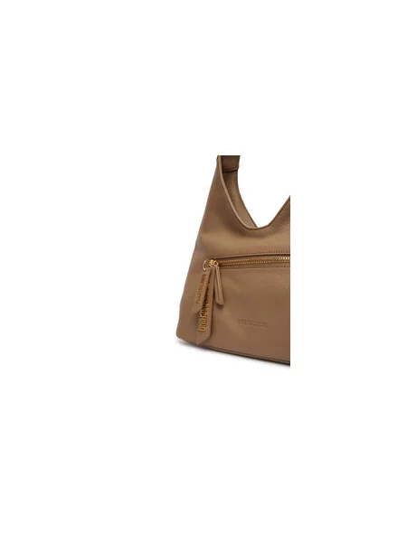 Love Moschino kabelka hobo dámska z imitácie kože béžová