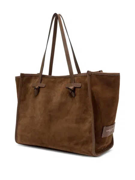 Τσάντα shopper Gianni Chiarini σουέτ καφέ