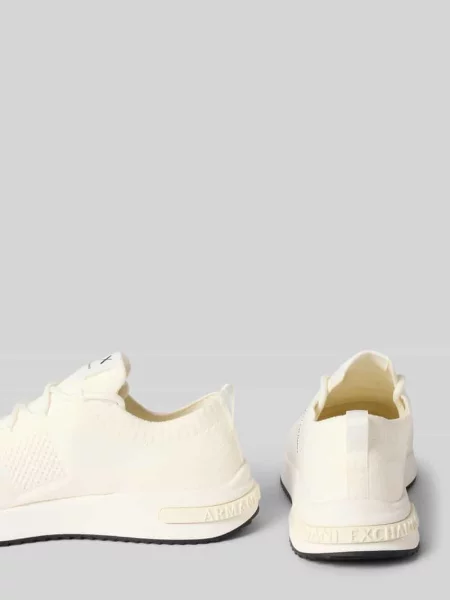 Sneakers w fasonie wsuwanym model DUSSELDORF' Armani Exchange białe