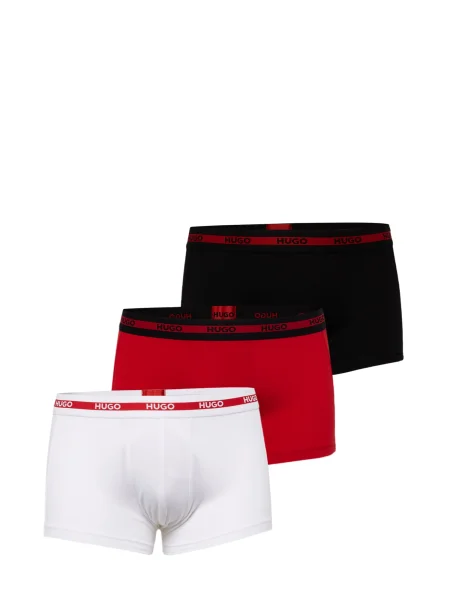 HUGO Boksarice krvavo rdeča / črna bela