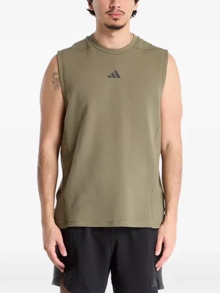 Sală de gimnastică șapcă Adidas tricotate fără mâneci roz