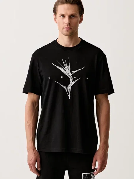HUGO tricou pentru bărbați din Darise negru