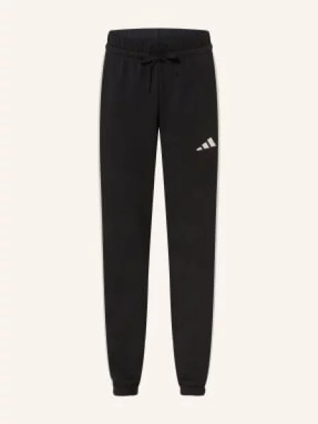 Pruhovaný sportovní kalhoty Adidas černý