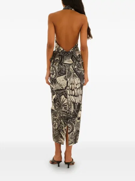 Rochie Farm Rio cu imagine negru