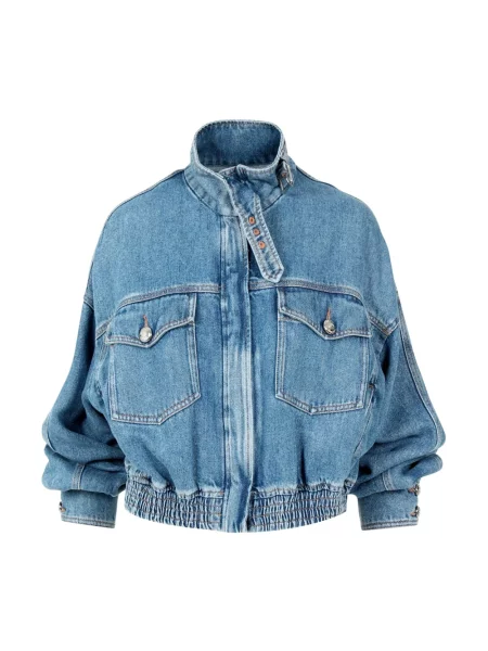 Kurtka jeansowa Sportmax niebieska