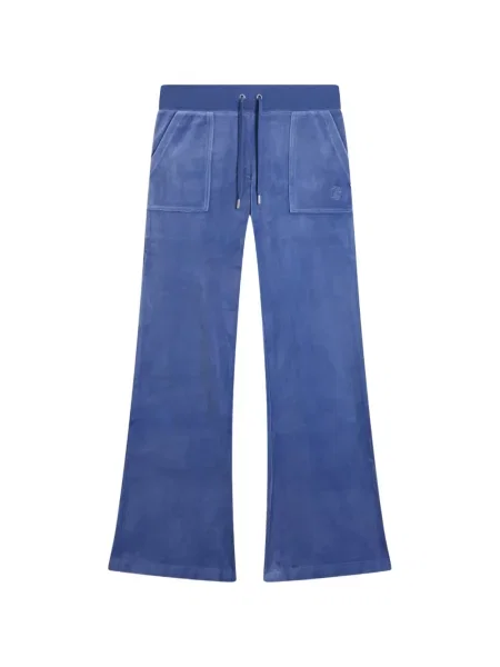 Pantaloni Juicy Couture alergare cu cordon albastru