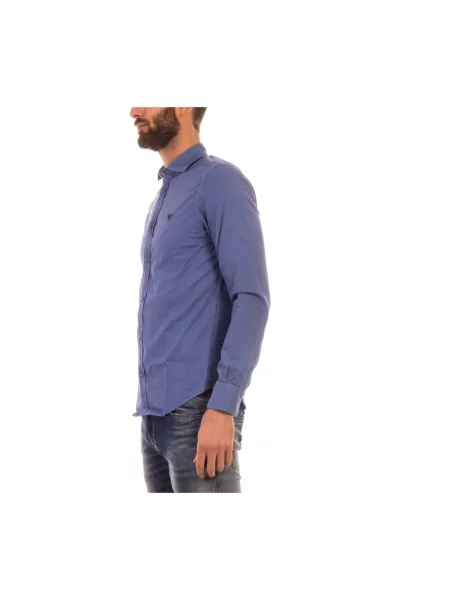 Koszula dżinsowa Armani Jeans niebieska