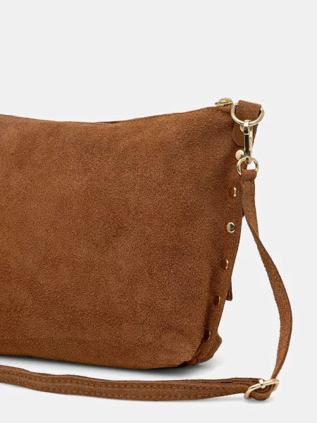 Замшевая сумка Answear.lab коричневая