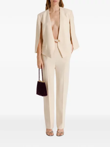 Bársony kézitáska Alberta Ferretti lila