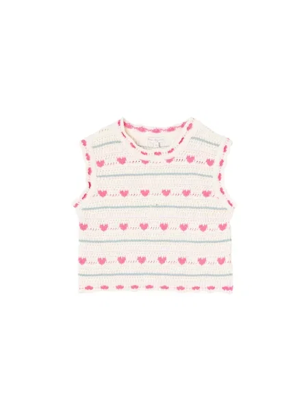 Gyerek mellény Bebe Organic fehér