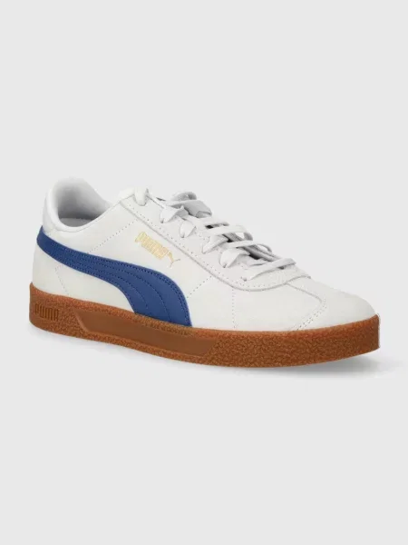 Велурени маратонки Puma Club синьо бяло