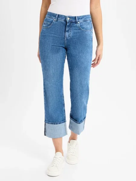 Angels Dżinsy Lara Kobiety jednolity niebieski