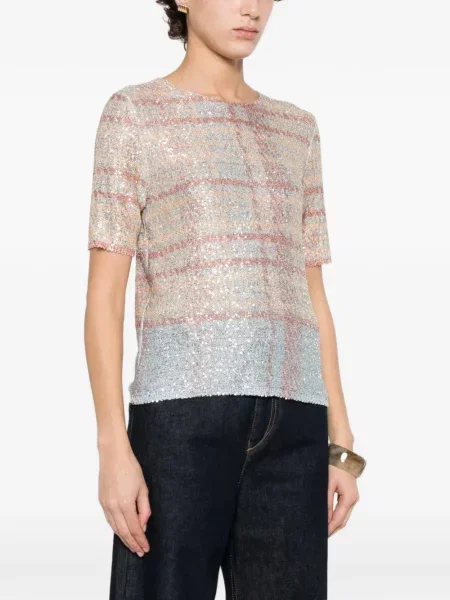 Krótki top Circus Hotel w paski