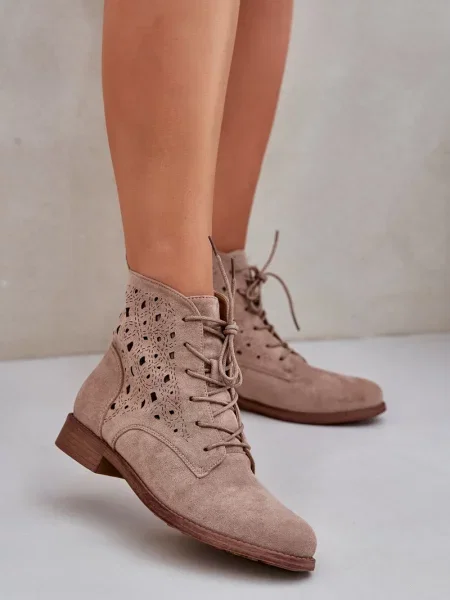 Šněrovací kotníkové boty S. Barski