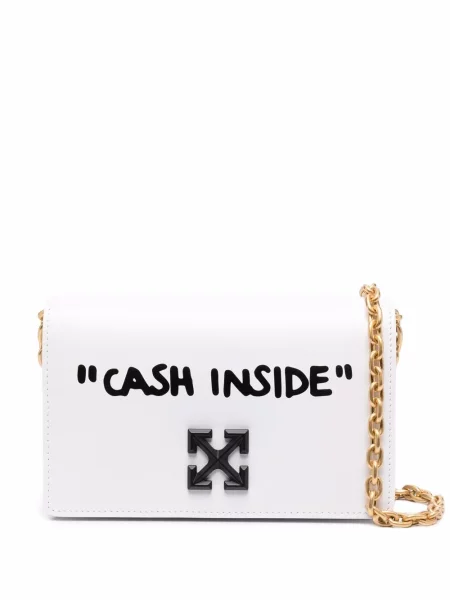 Geanta crossbody Off-white alb