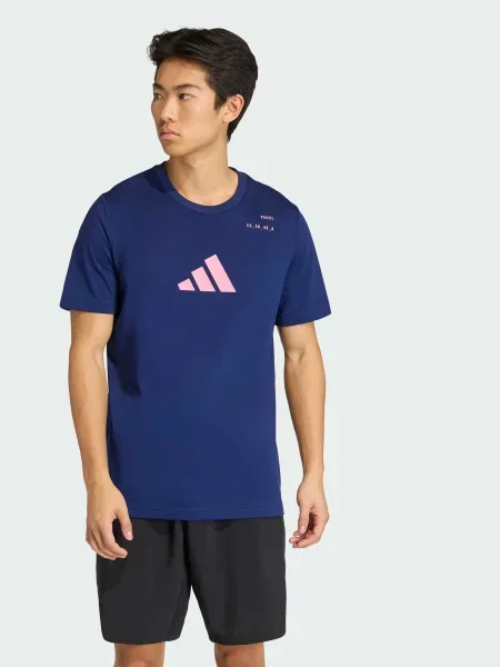 Спортивна футболка adidas синій