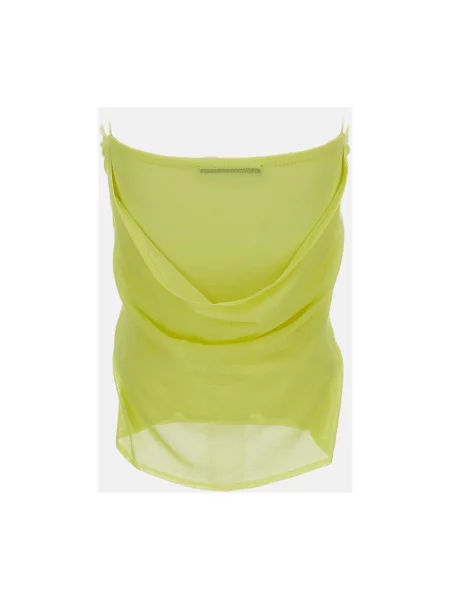 Top Jacquemus drapowany zielony