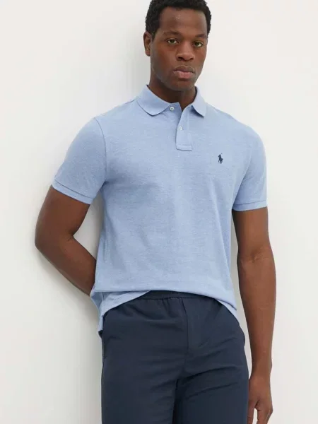 Polo Ralph Lauren Тениска с яка и Custom син