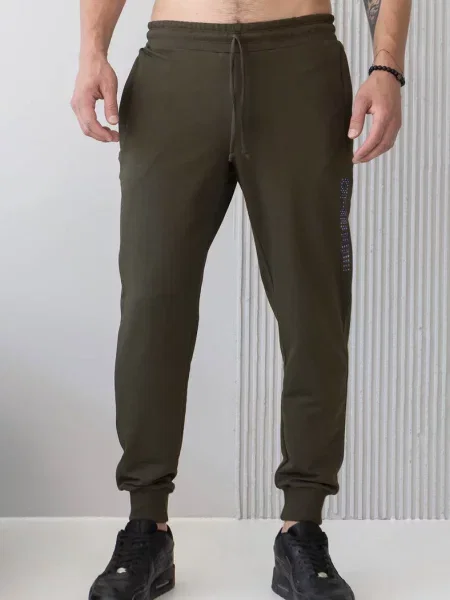 Брюки зелені